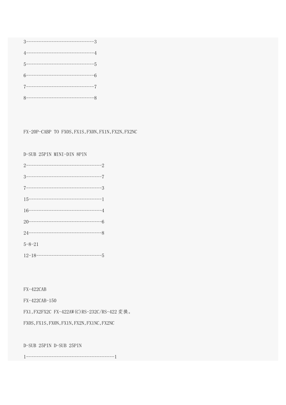 FX系列PC与PLC通讯接口及电缆的制作方法_第3页