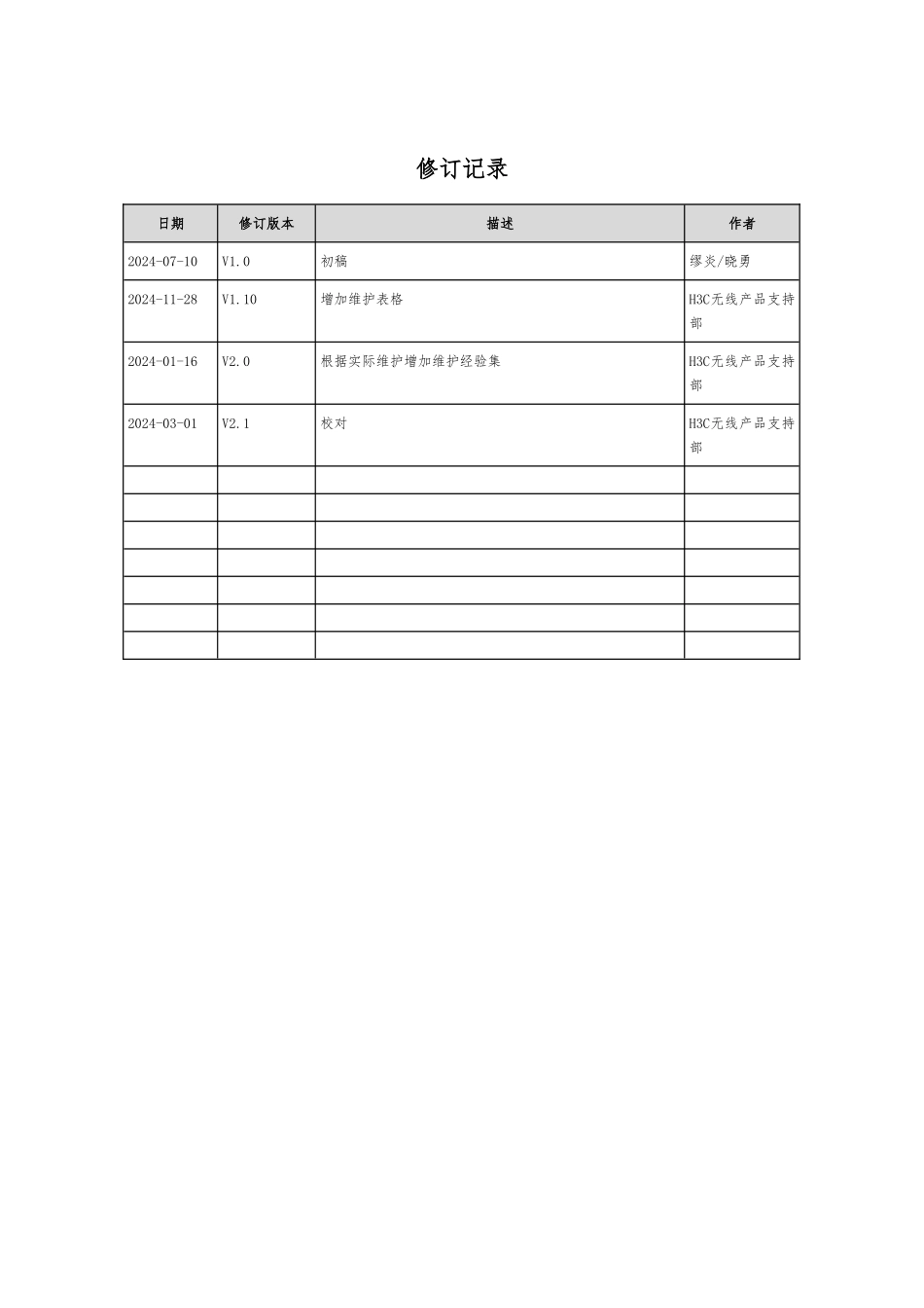H3C无线产品日常维护的指南_第2页