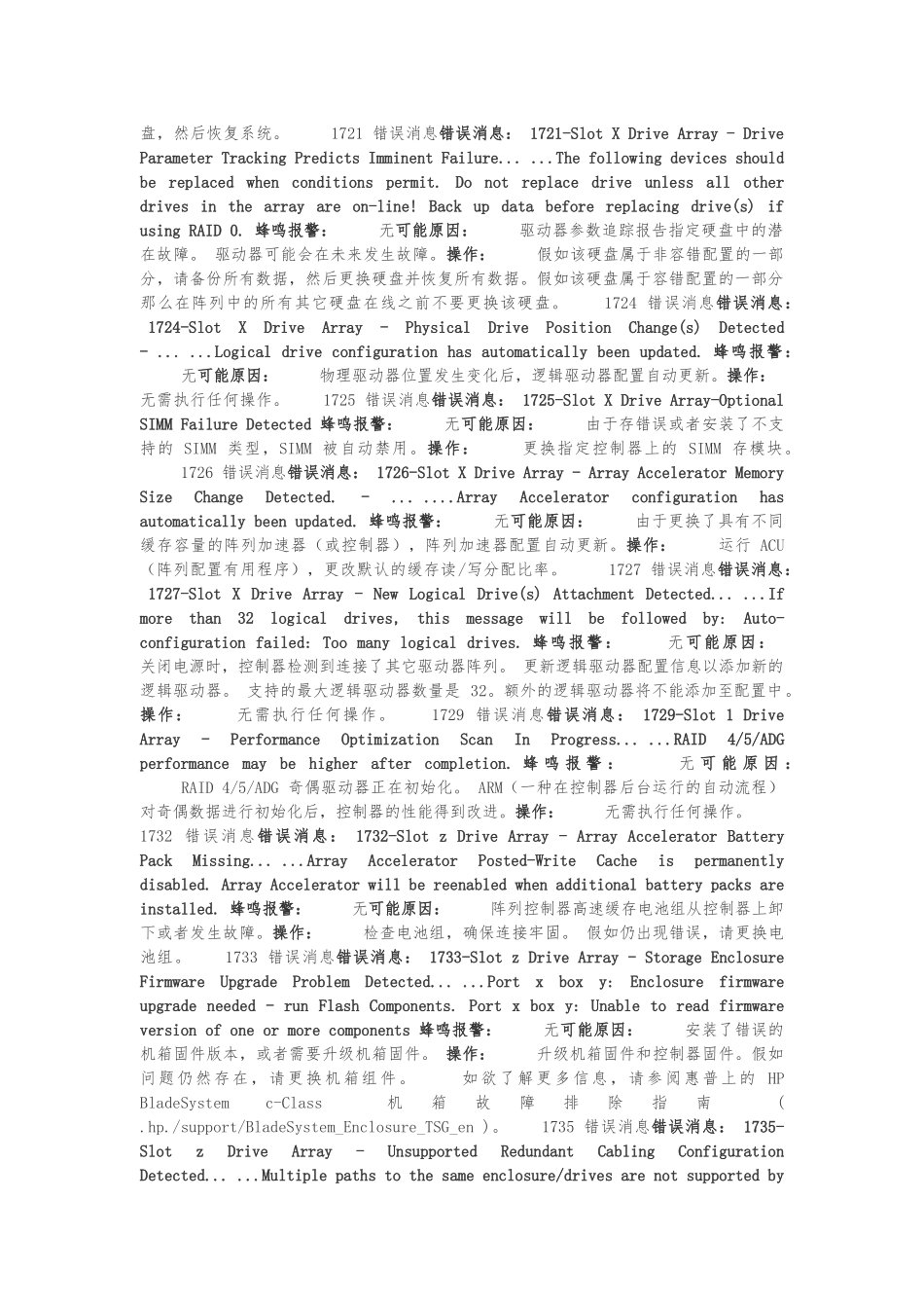 HP-ProLiant报错代码1700系列_第2页