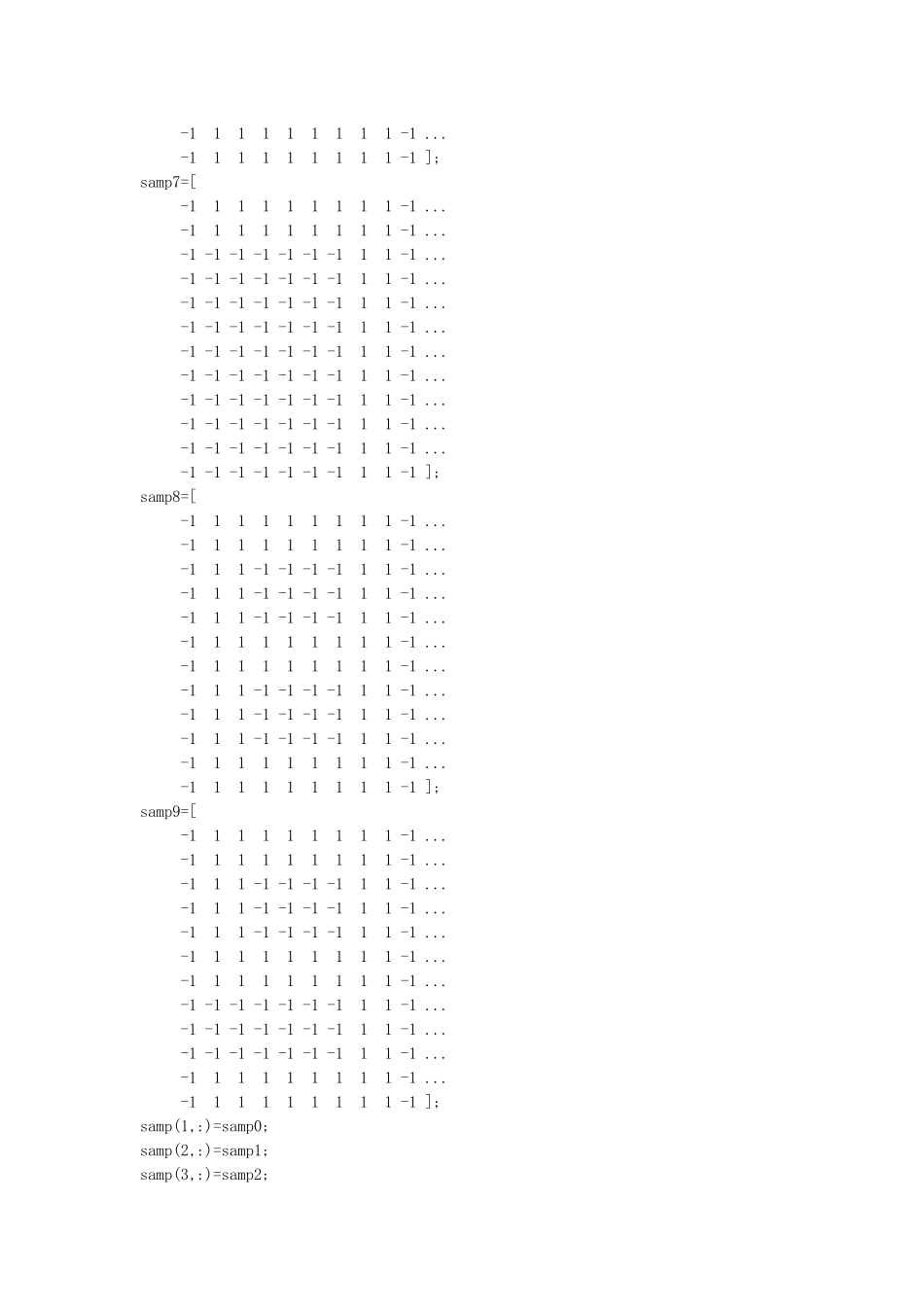 hopfield数字识别的matlab程序-可直接运行_第3页