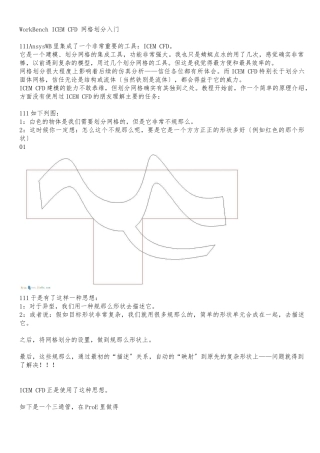 ICEM-CFD-网格划分入门