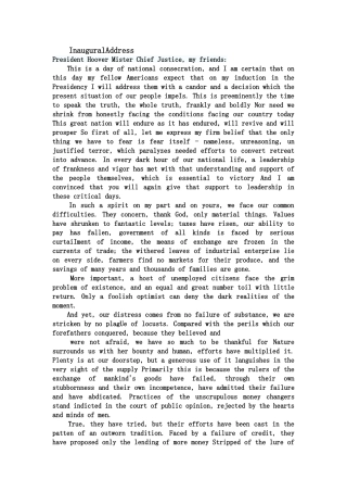 Inaugural--Address英文加上翻译