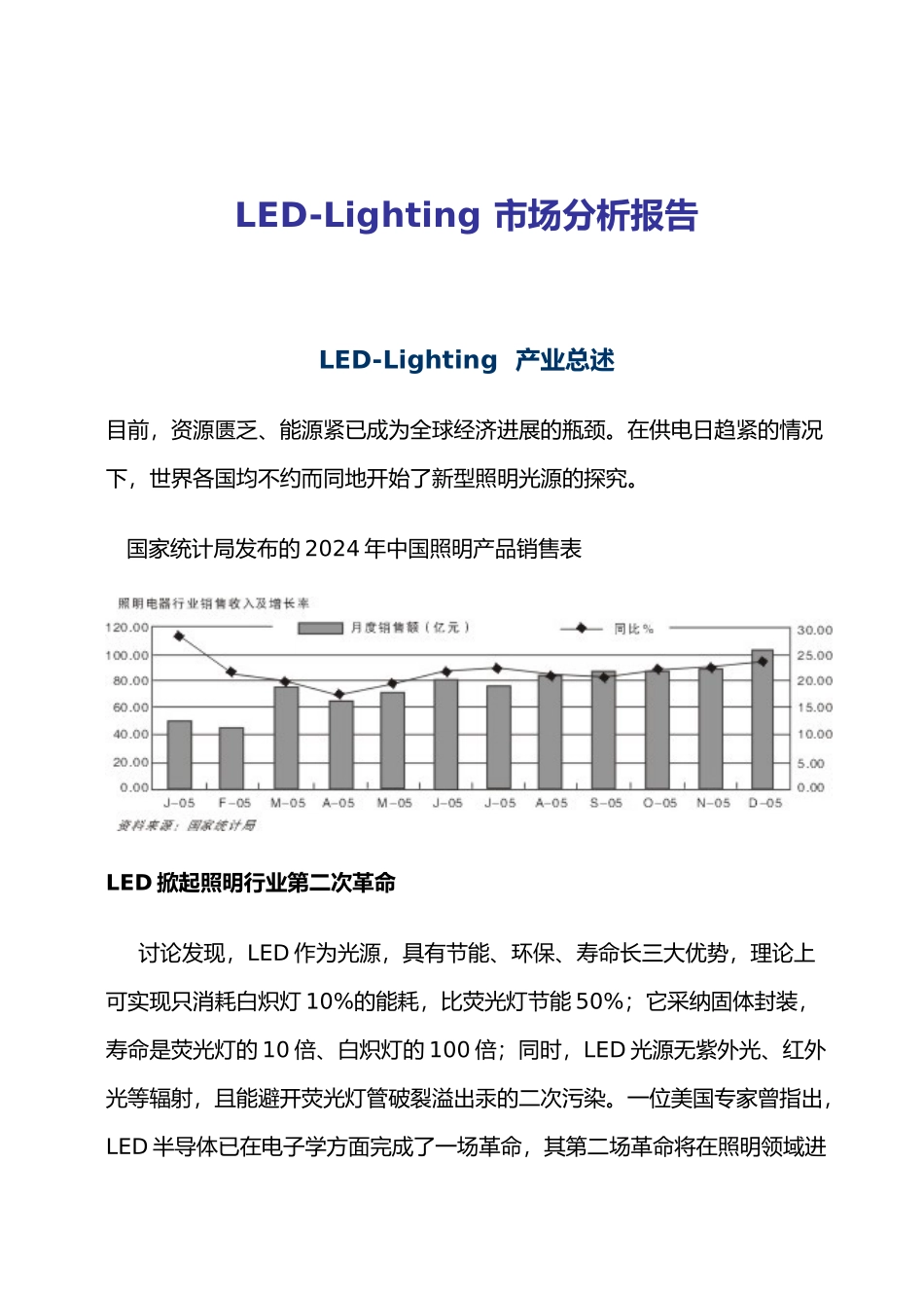 LED市场分析管理知识报告_第1页