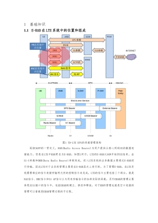 LTE_接口与承载相关基础知识