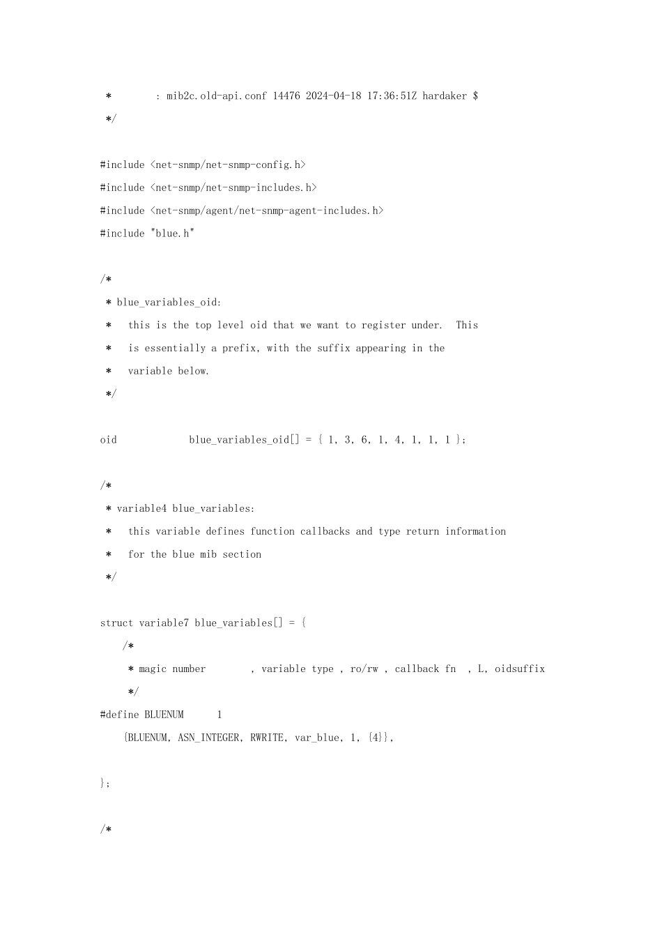 NET-SNMP服务端添加自定义节点_第2页
