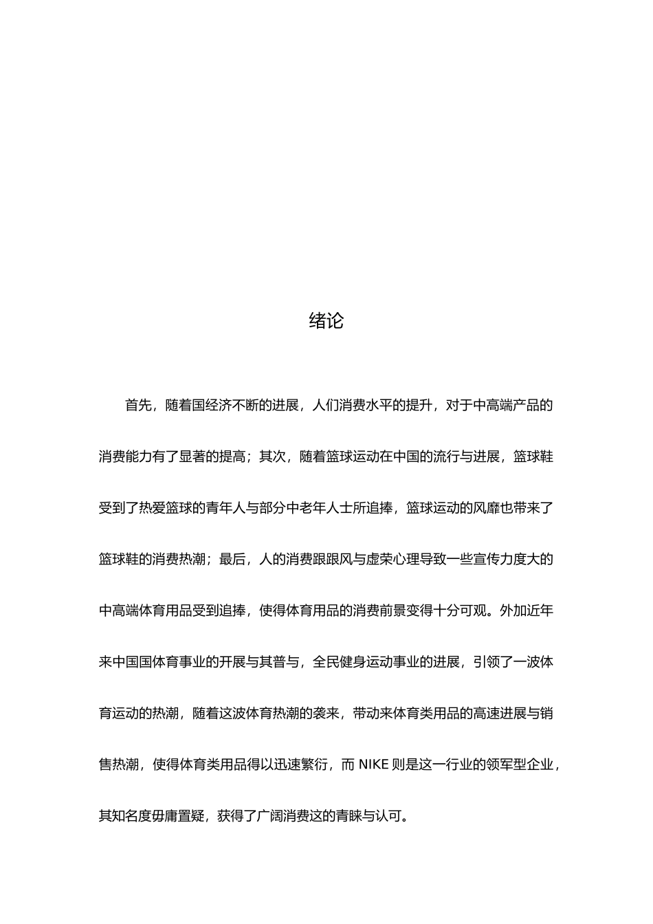 NIKE篮球鞋营销项目策划书_第3页