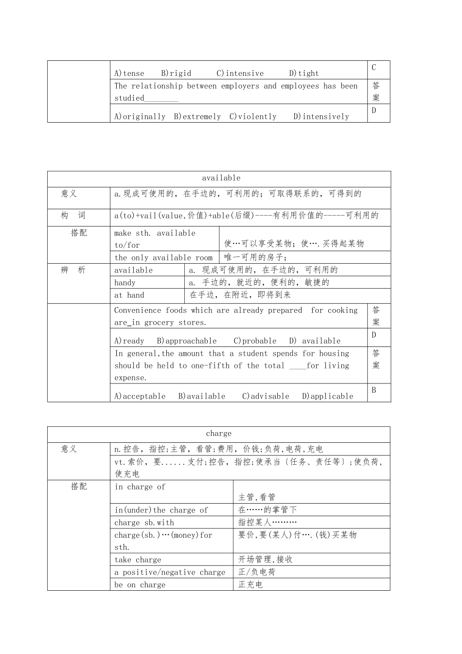 PETS三级高频词汇_第3页