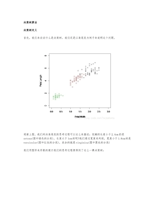 R语言-决策树算法