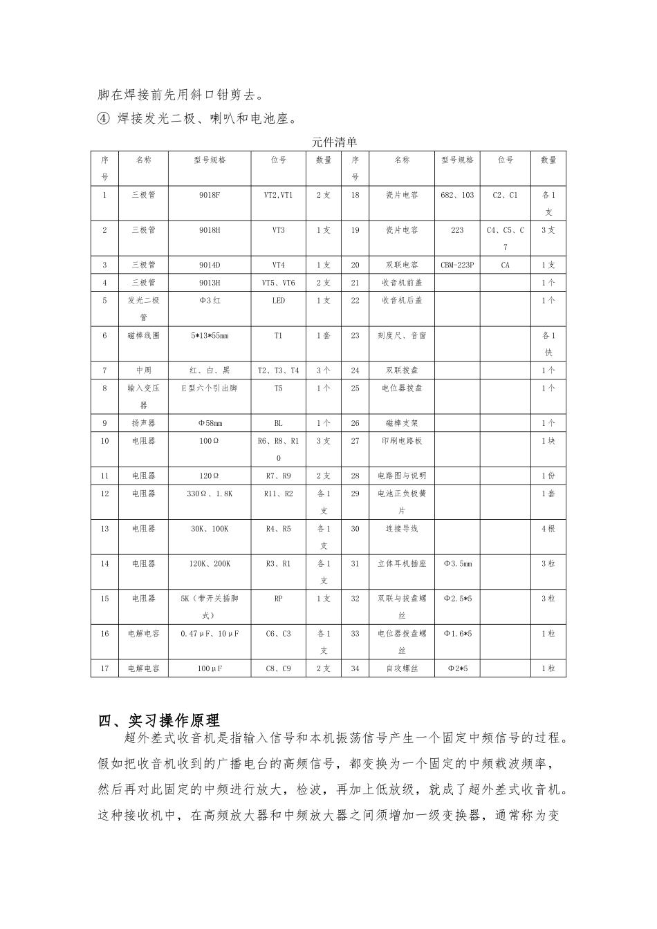 S66型袖珍收音机--实验报告_第3页