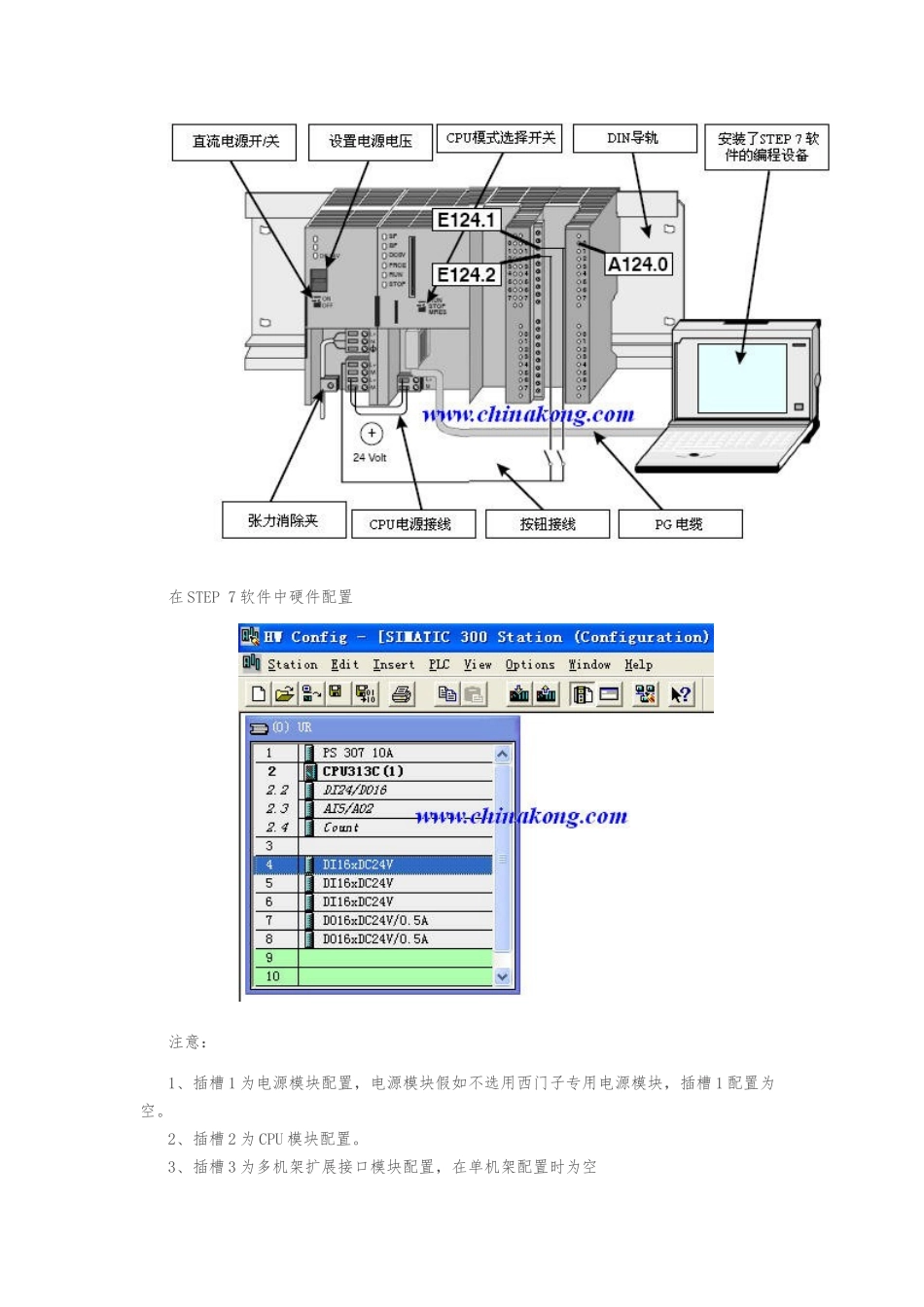 S7-300系列PLC-硬件组态实例_第2页