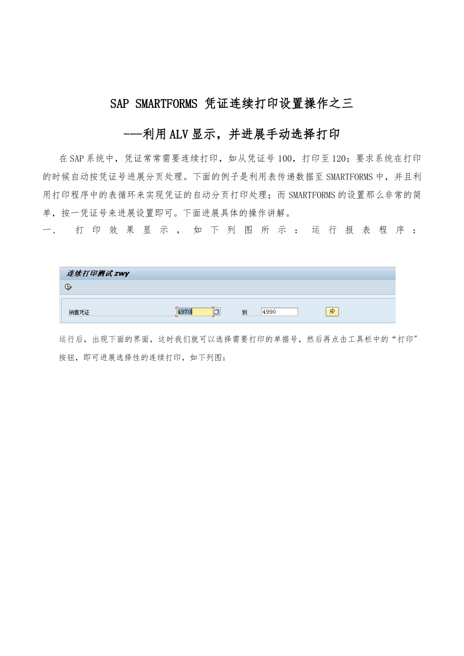 SAP-SMARTFORMS-凭证连续打印设置操作之三_第1页
