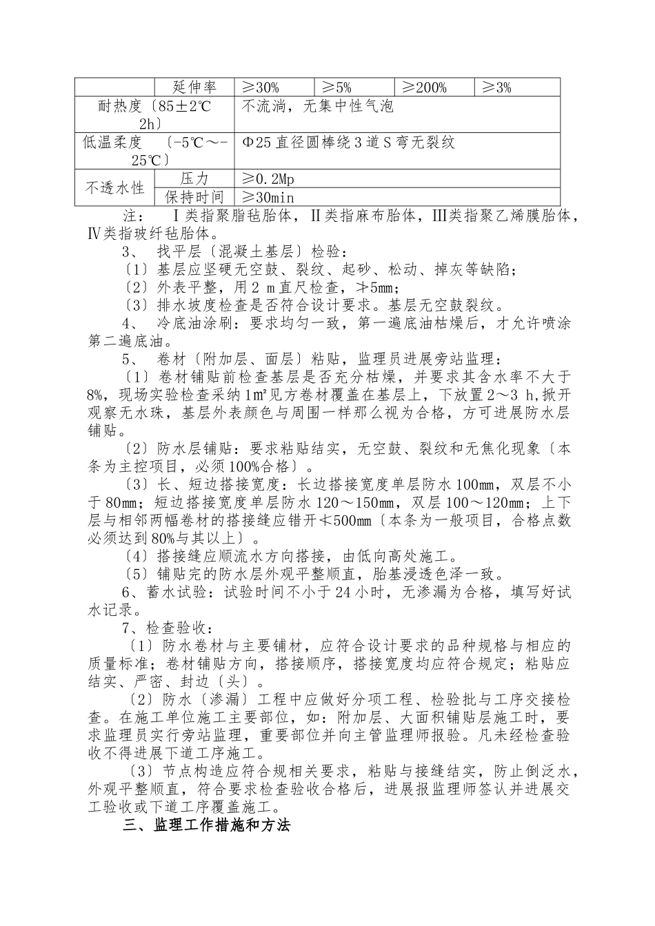 SBS防水工程监理实施细则_第2页