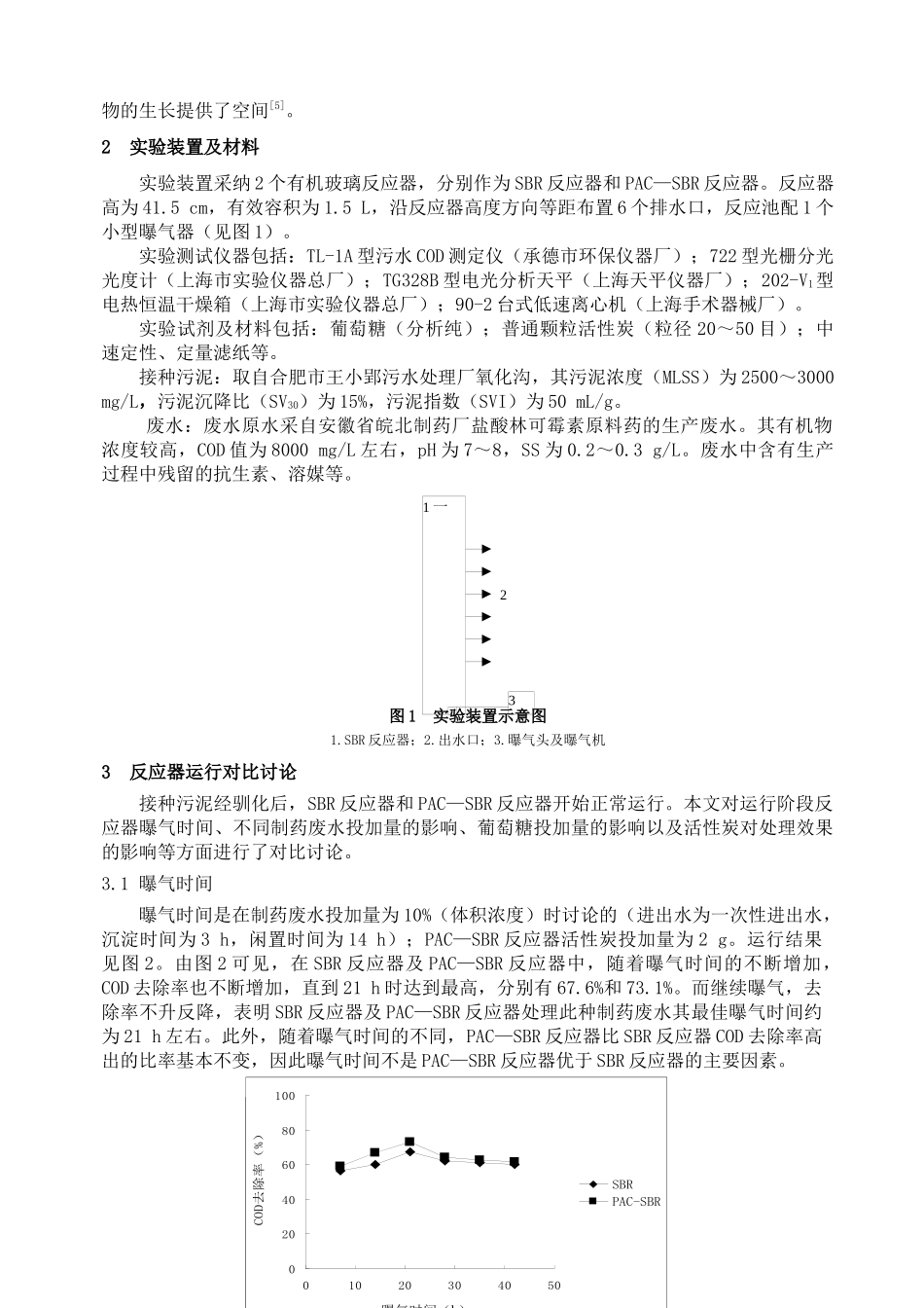 SBR、PAC-SBR反应器处理制药废水对比研究_第2页