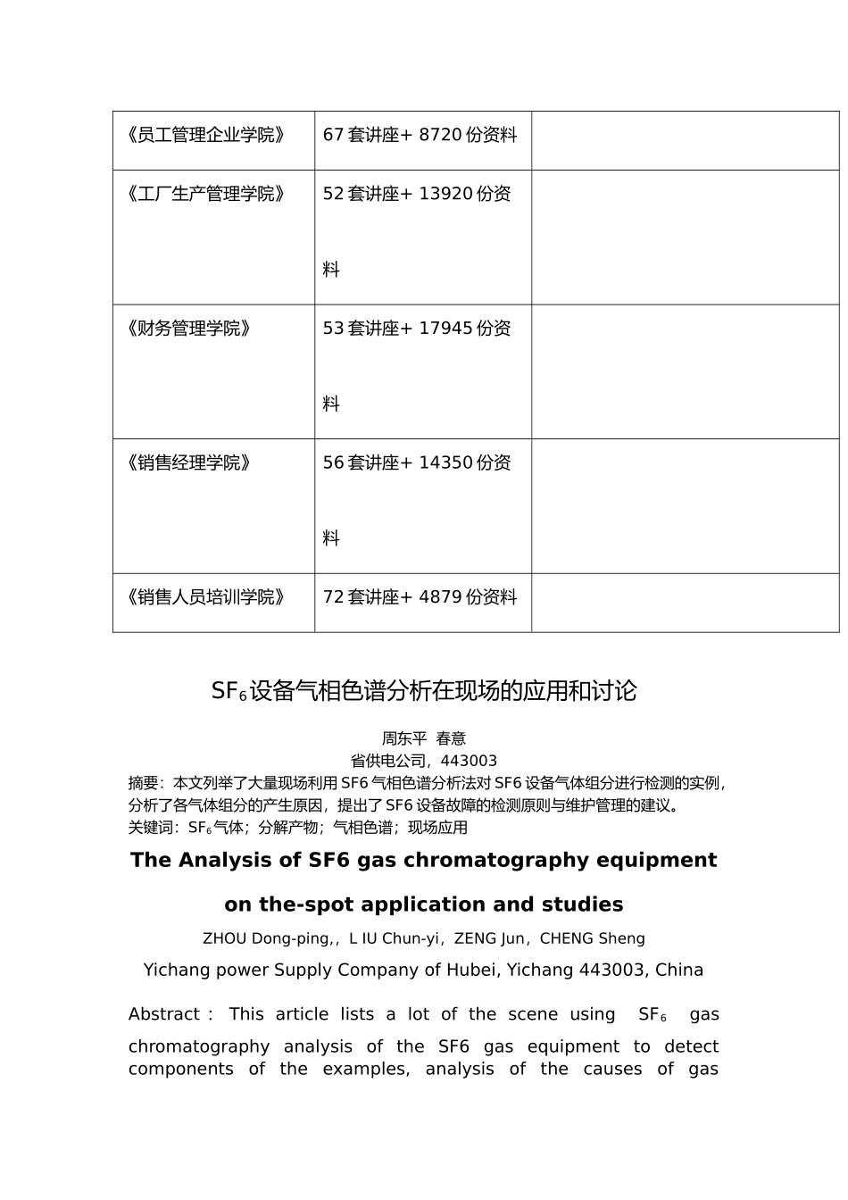 SF6设备气相色谱分析在现场的应用探讨_第2页