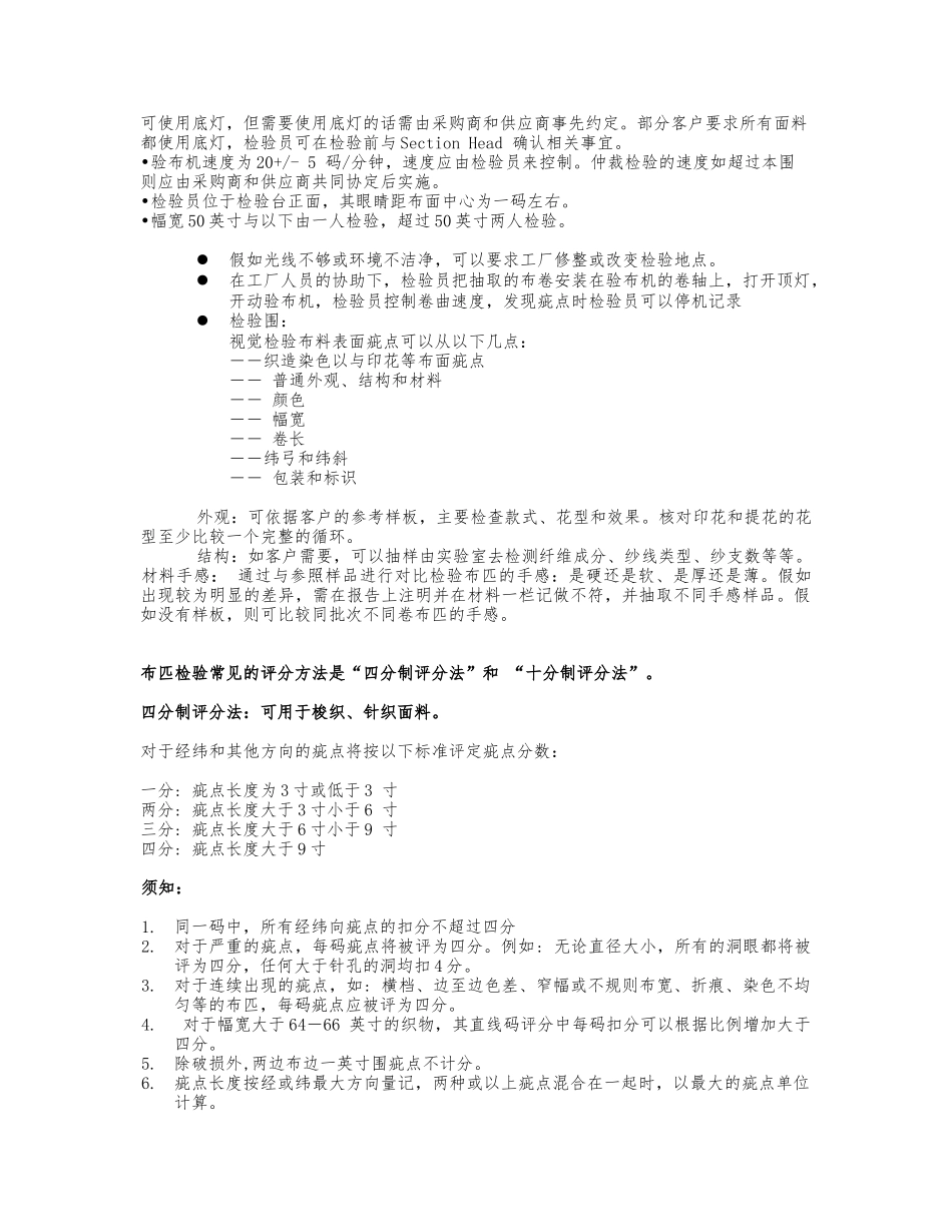 SGS面料检验操作规范标准_第2页