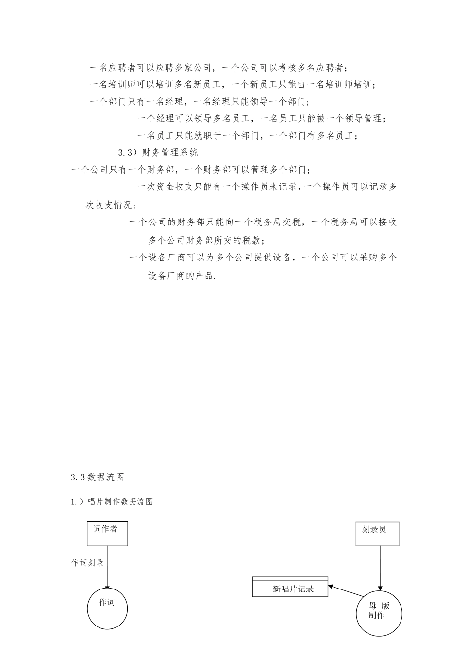 SQL数据库课程设计唱片人事财务管理系统毕业论文_第3页