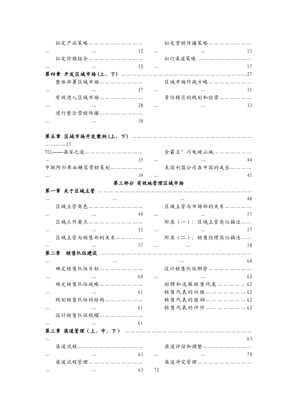 tcl区域市场营销规划方桉_第2页