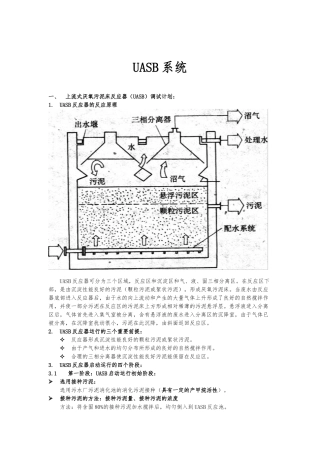 UASB调试运行规程完整