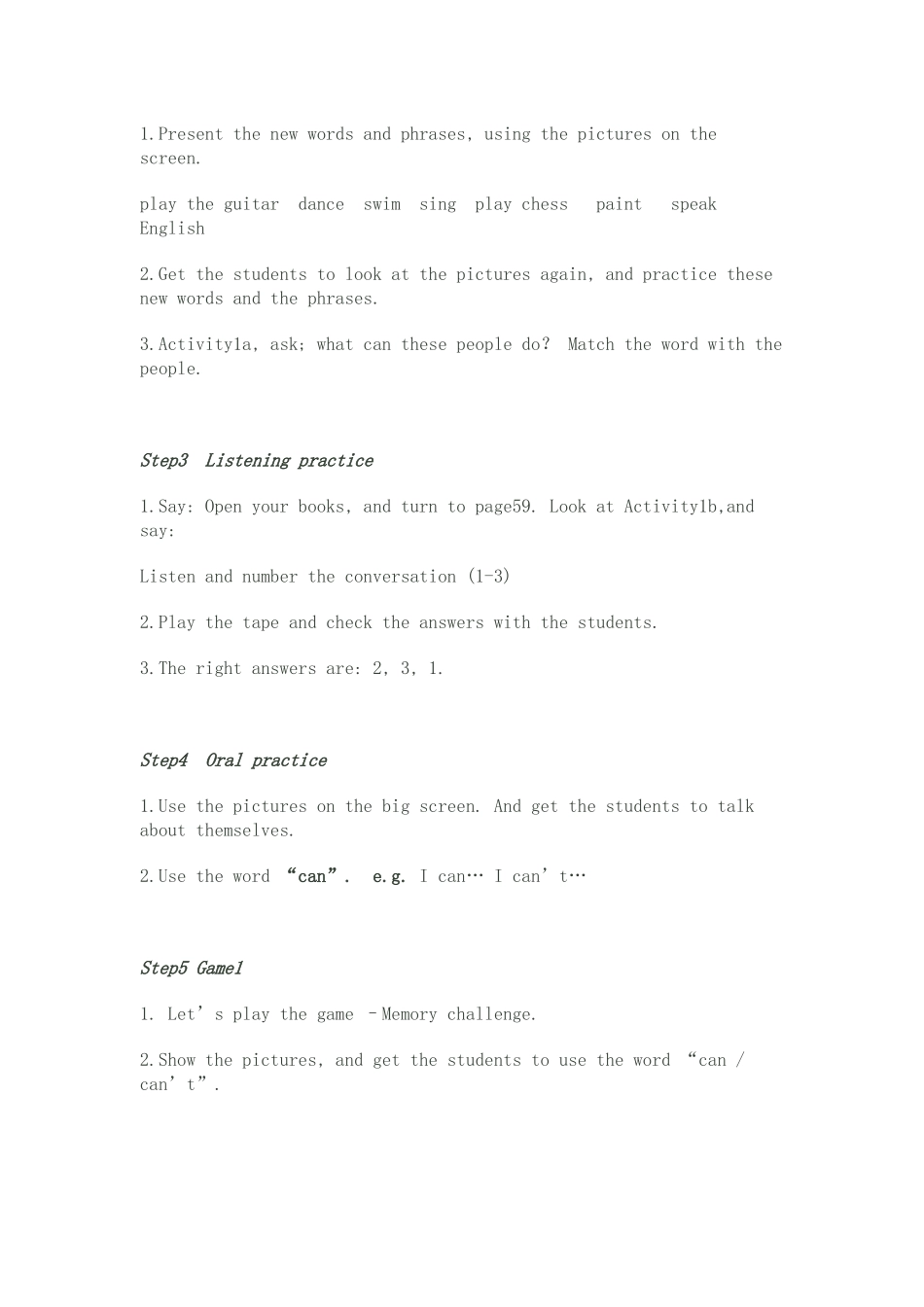 Unit-10-Can-you-play-the-guitar教学设计说明_第3页