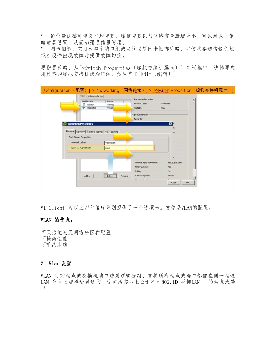 VMware-虚拟交换机配置说明和建议_第2页