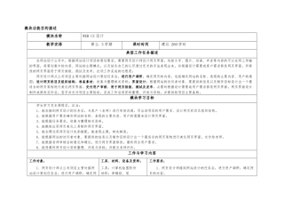 webUI设计资料典型工作任务描述表