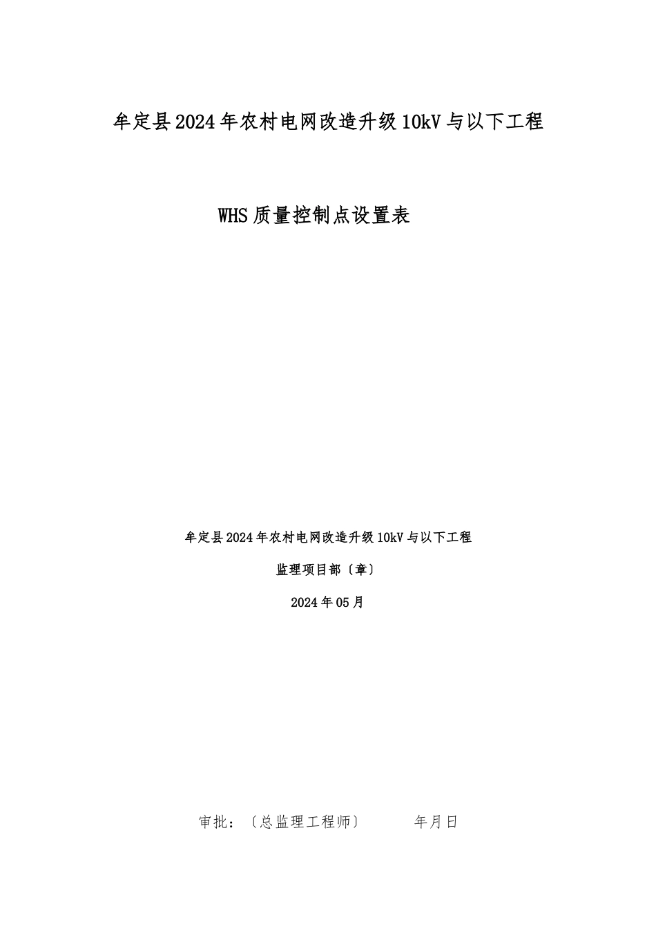 WHS质量控制点设置表_第1页