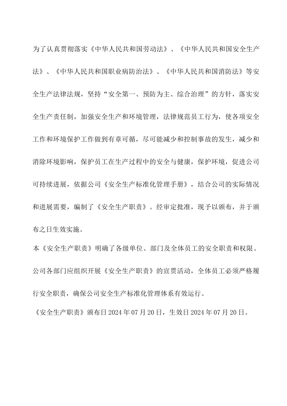 XXXX安全生产责任制_第2页