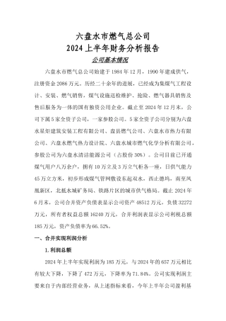 XXXX年上半年财务分析报告