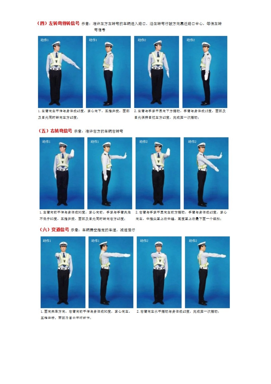 XXXX年年全国最新最全交通警察手势、交通图解_第2页