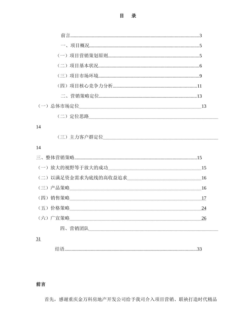 XX丽都全程营销策略报告升华版DOC33_第2页