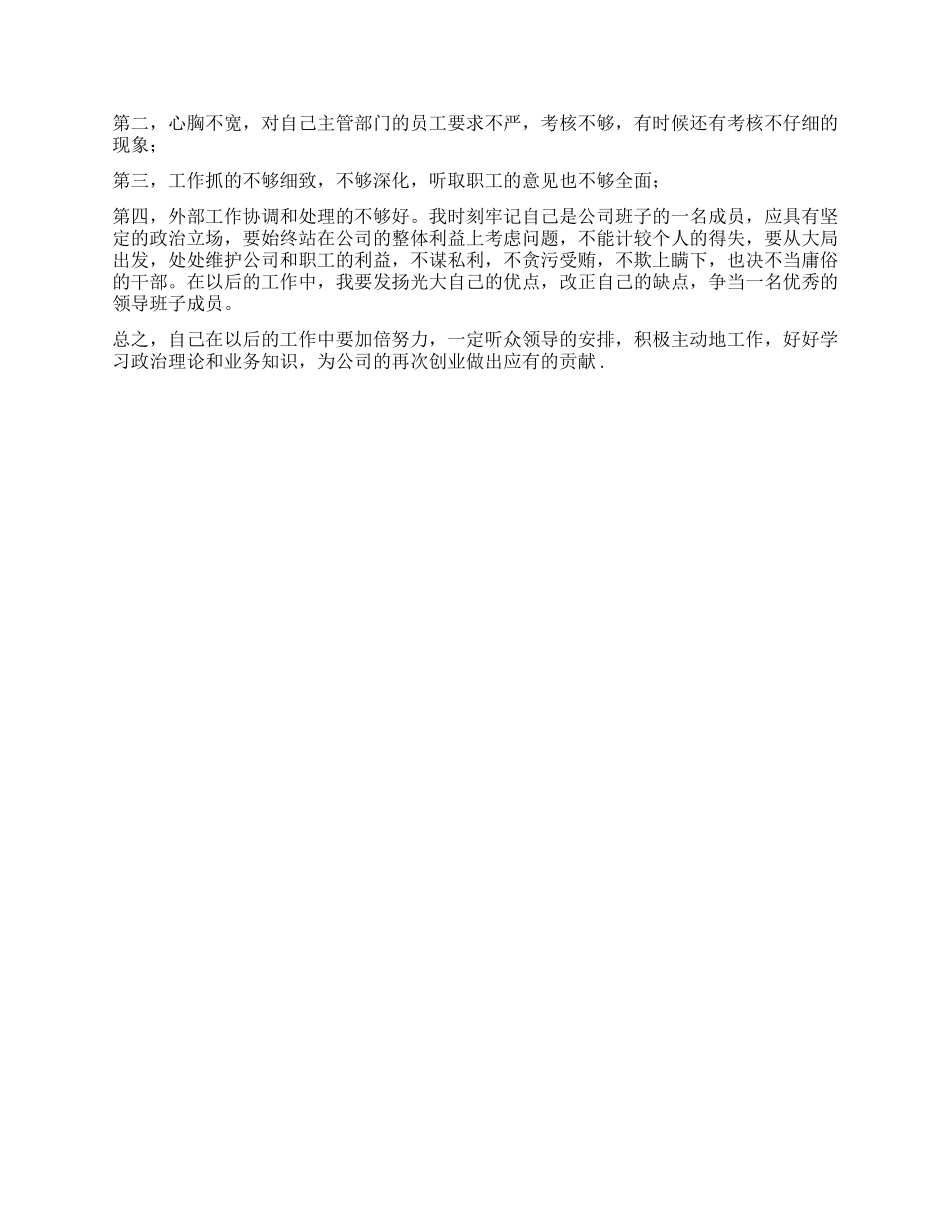 XX年公司分管领导个人工作总结_第3页
