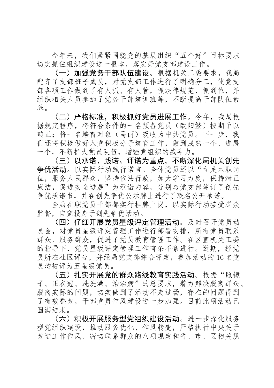 XX年安监局党支部工作总结_第3页