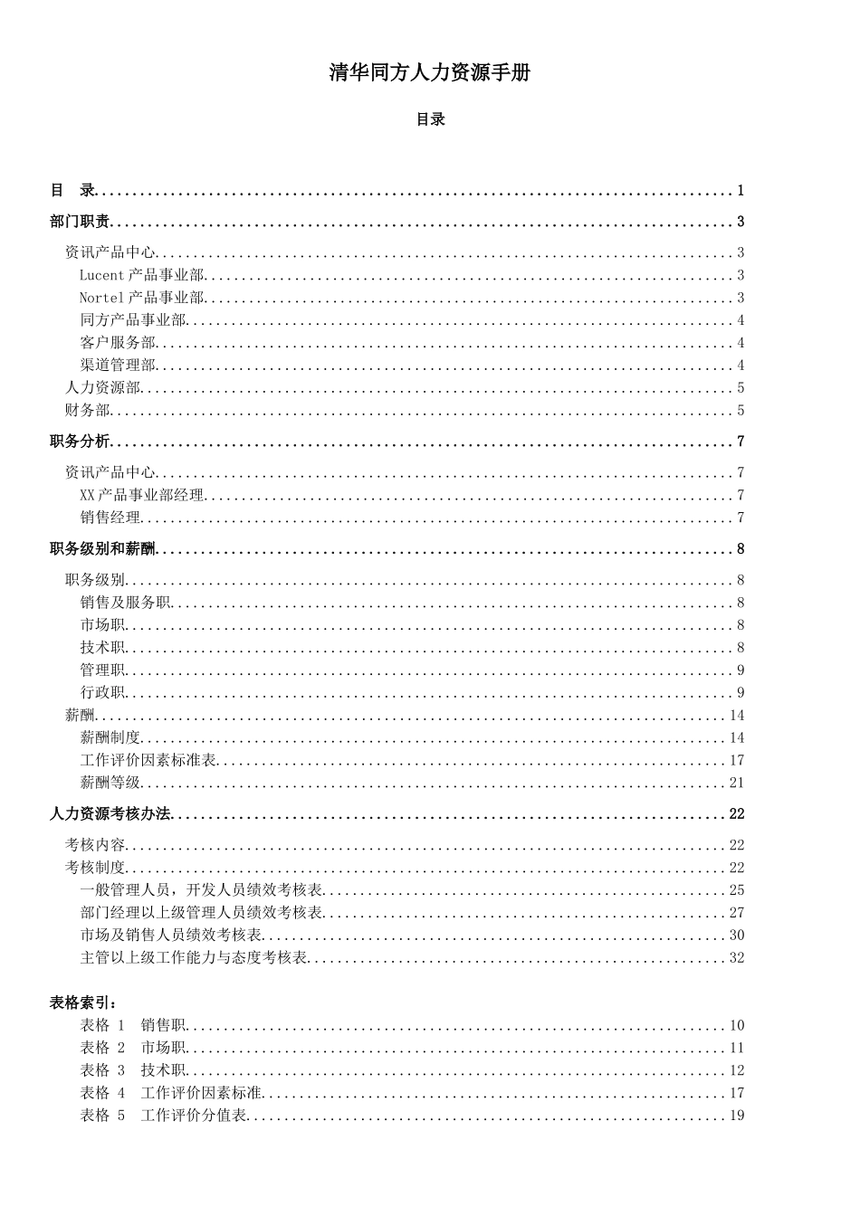 YY人力资源管理制度建设系列公司人力资源手册_第1页
