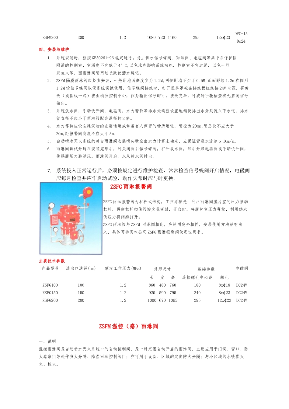 ZSFG系列翻瓣式雨淋阀_第2页