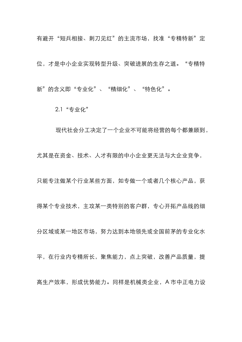 “专精特新”经营模式分析_第3页