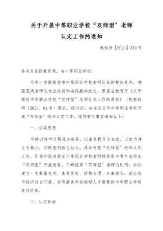 “双师型”教师认定附件