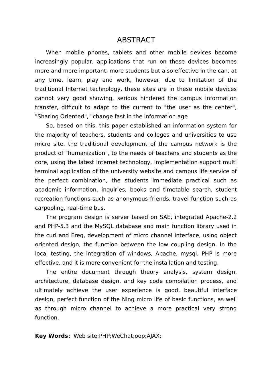 “微生活”网站设计与开发毕业论文_第3页