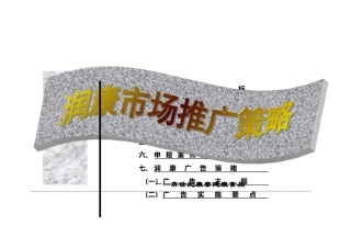 “润康”市场推广策略分析