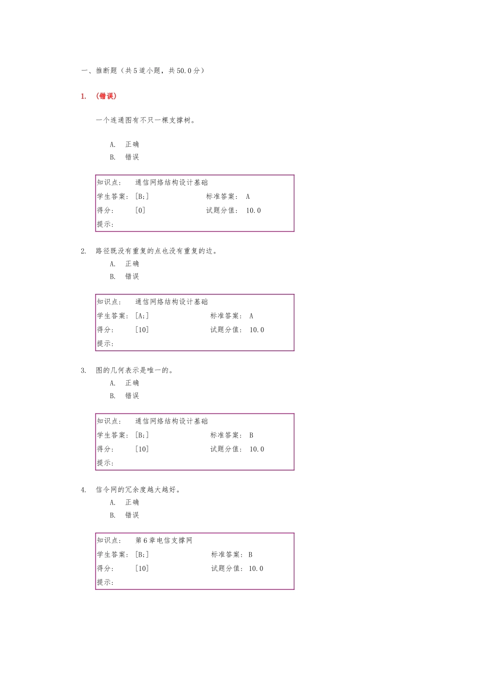 “现代通信网”第二次阶段作业_第1页