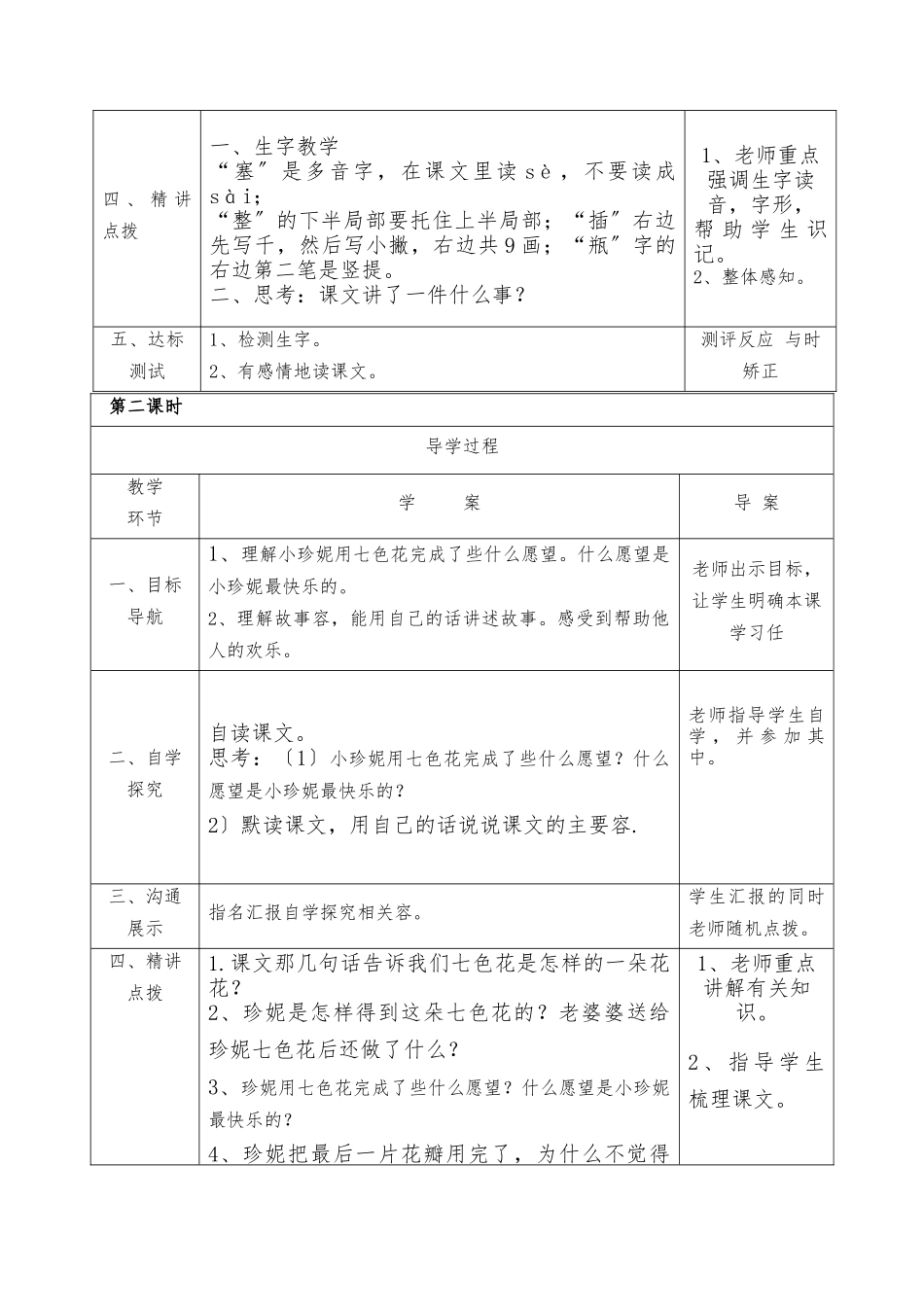 《七色花》-导学案_第2页