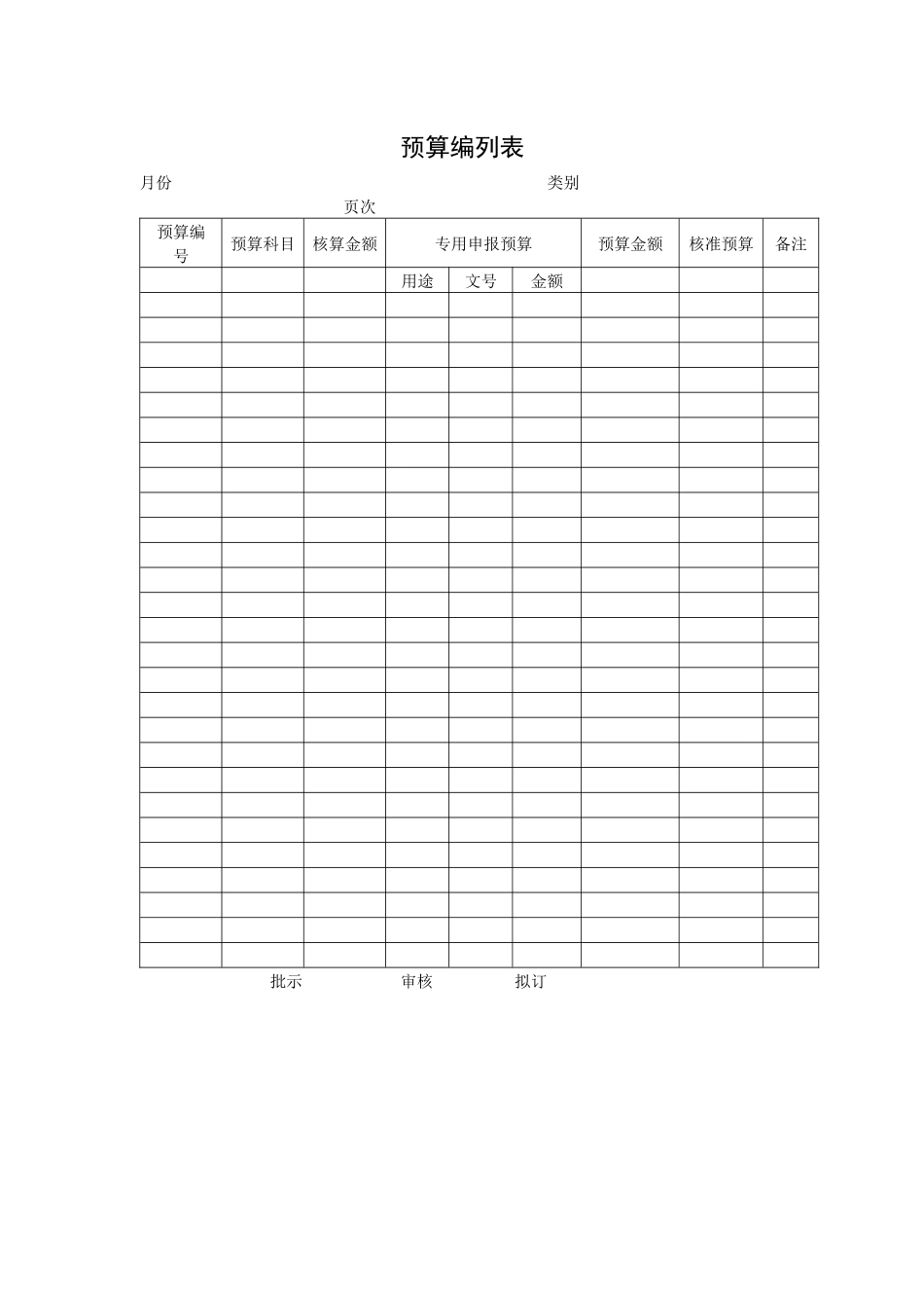 《企业财务管理部整套表格与各职位岗位流程图大全》表格表－７_第1页