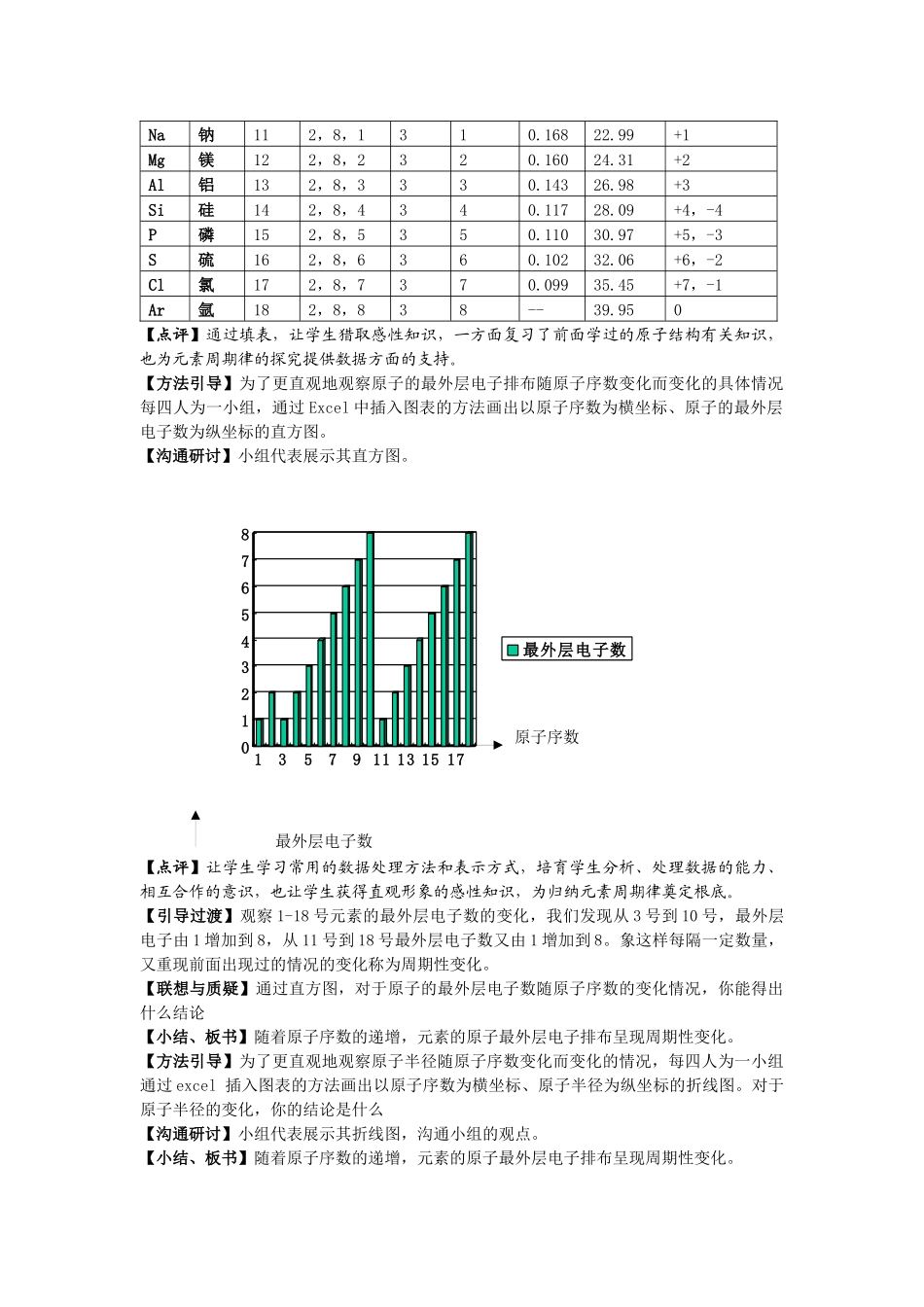 《元素周期律和元素周期表》教案1_第3页