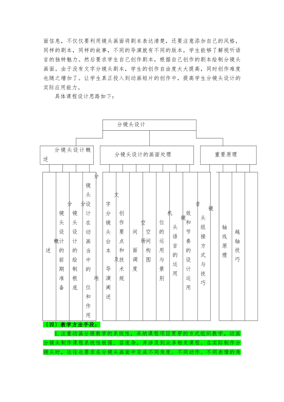 《分镜头设计》课程教学大纲_第3页
