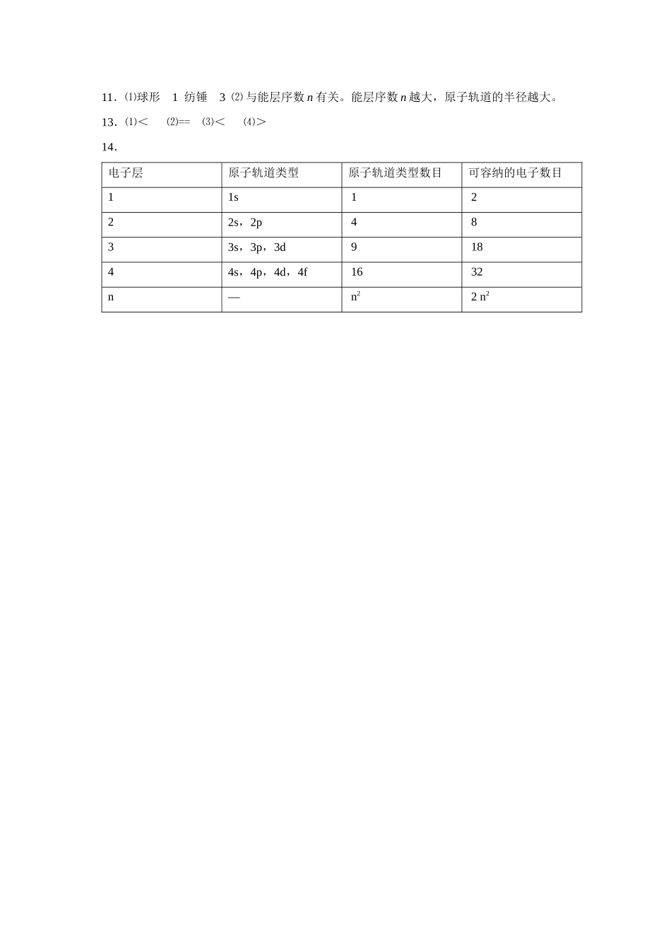 《原子核外电子运动》同步练习7_第3页