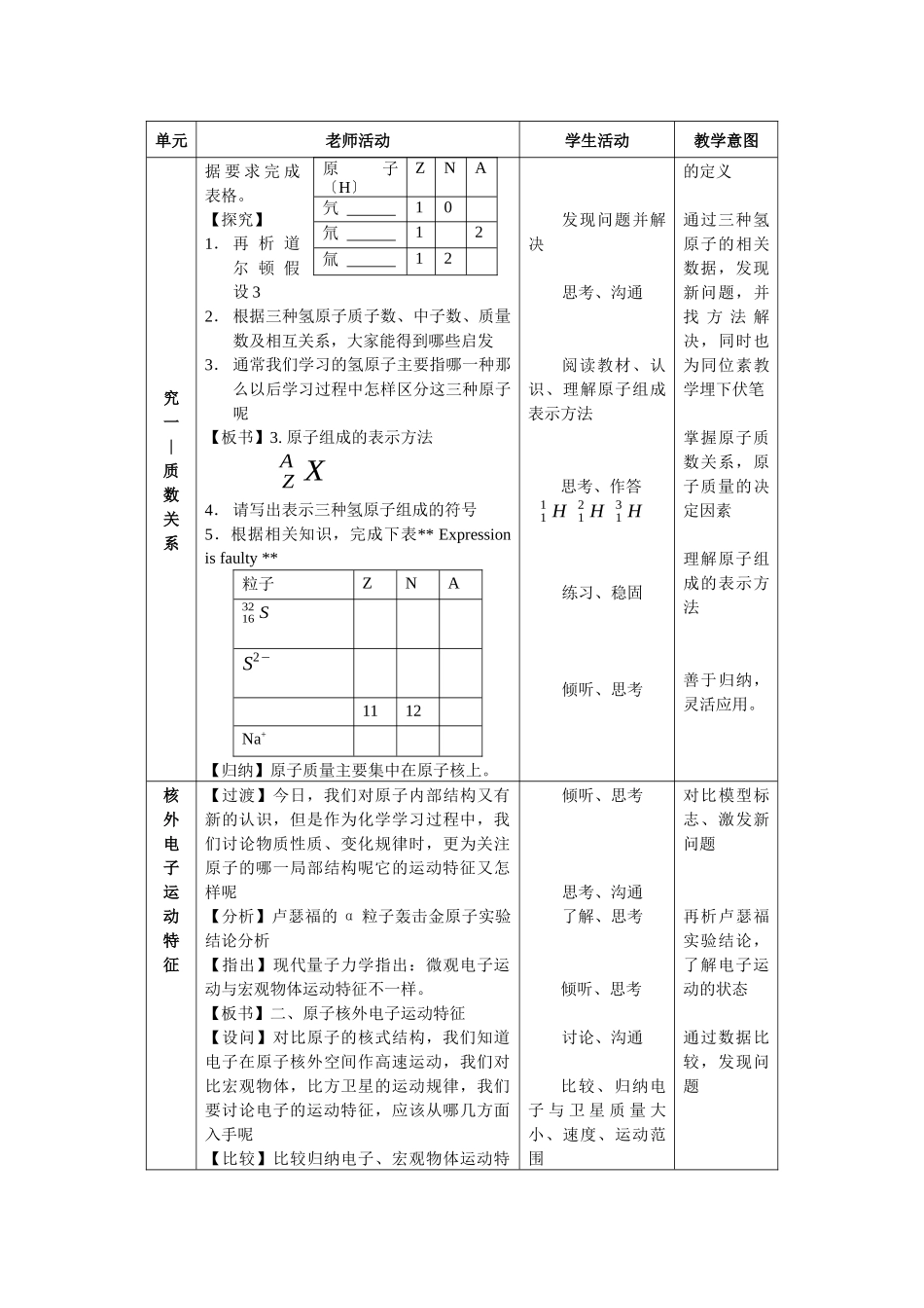 《原子结构》教案7_第3页