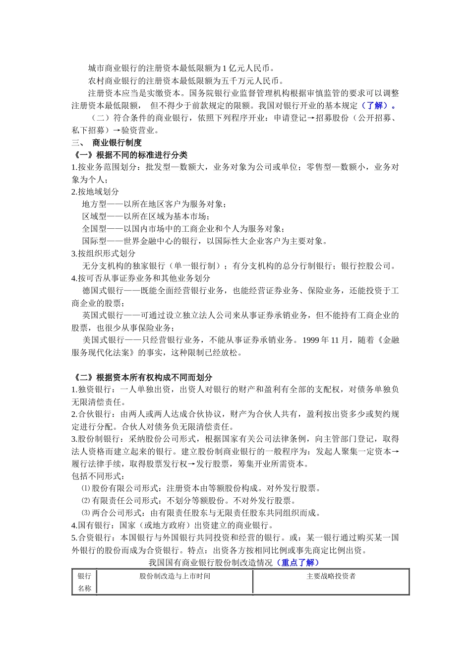 《商业银行经营学》第一阶段导学重点_第2页