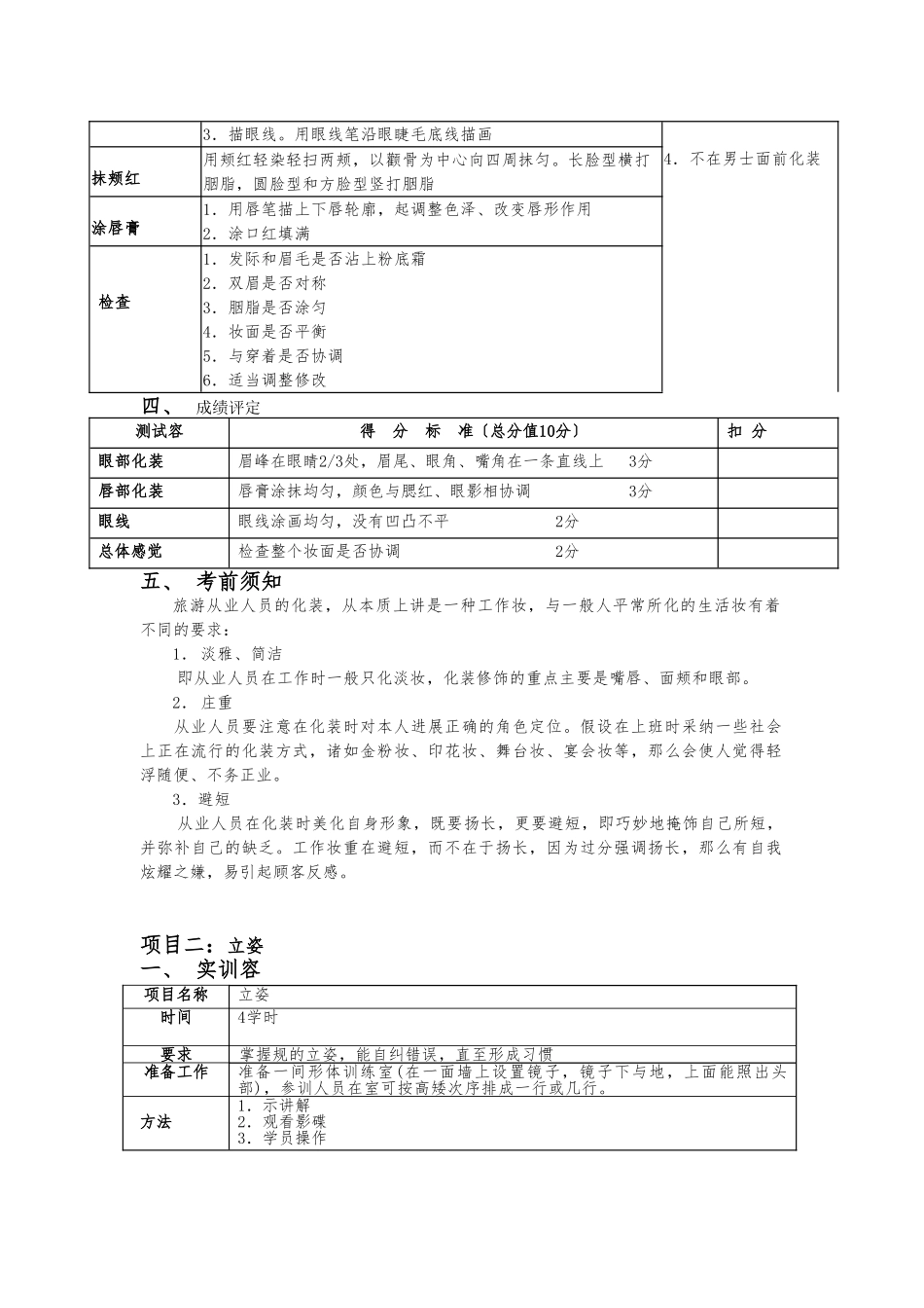 《旅游礼仪》实训指导书_第2页
