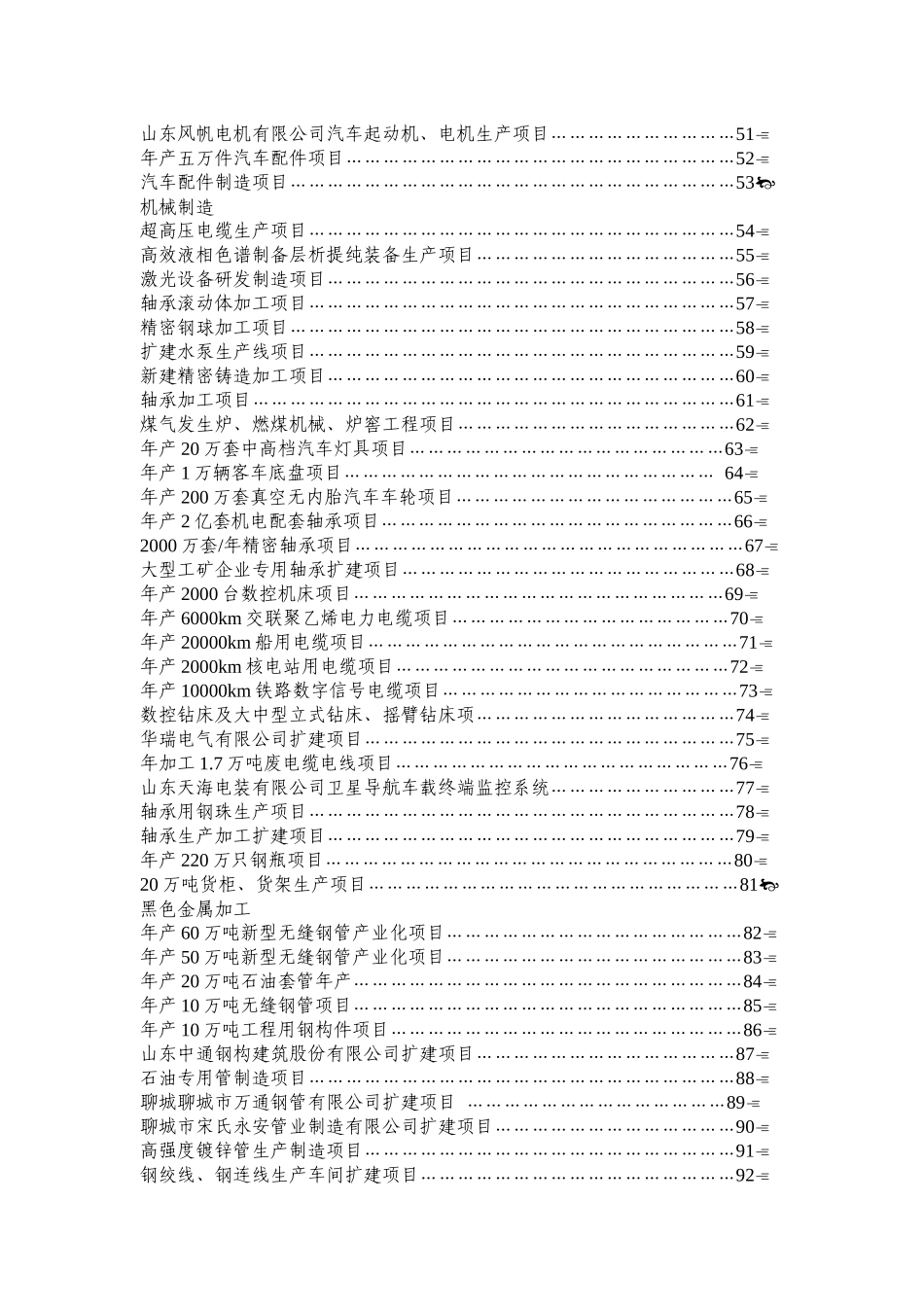 〖SM（〗〖HT4”LB〗“齐鲁行”活动重点投资合作项目〖S_第3页