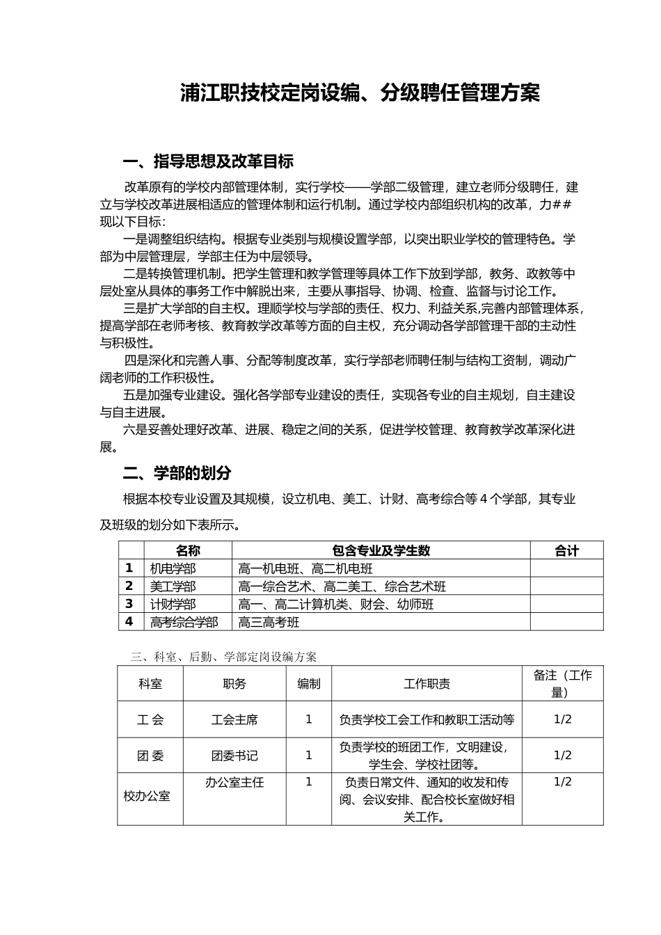一、指导思想及改革目标_第1页
