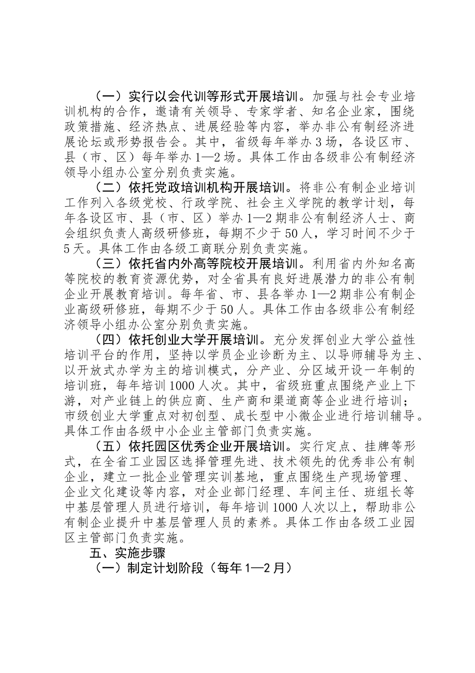 万企培训活动工作方案_第2页